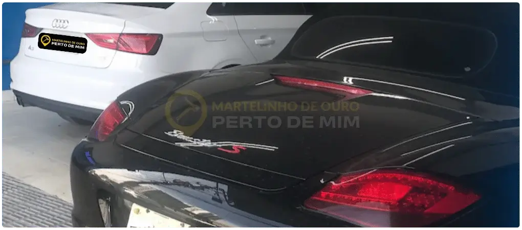 funilaria artesanal com martelinho de ouro